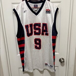 USA Basketball Jersey with Number 9